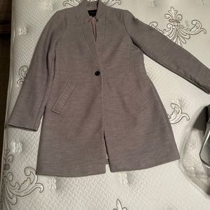 Gray long coat